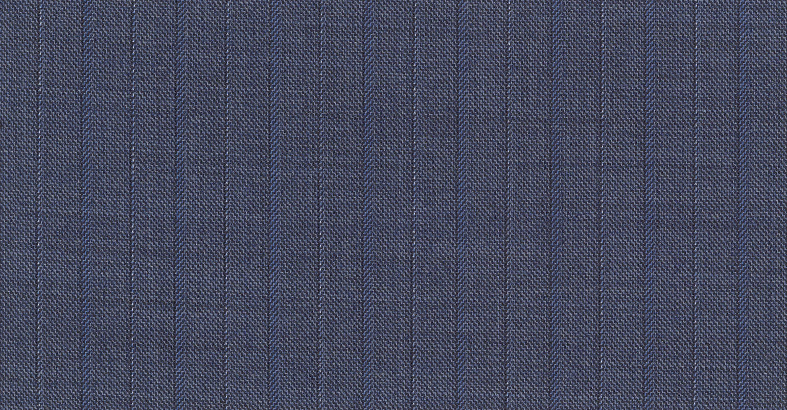 BLUE MEDIUM STRIPE CHAMPION SUITING