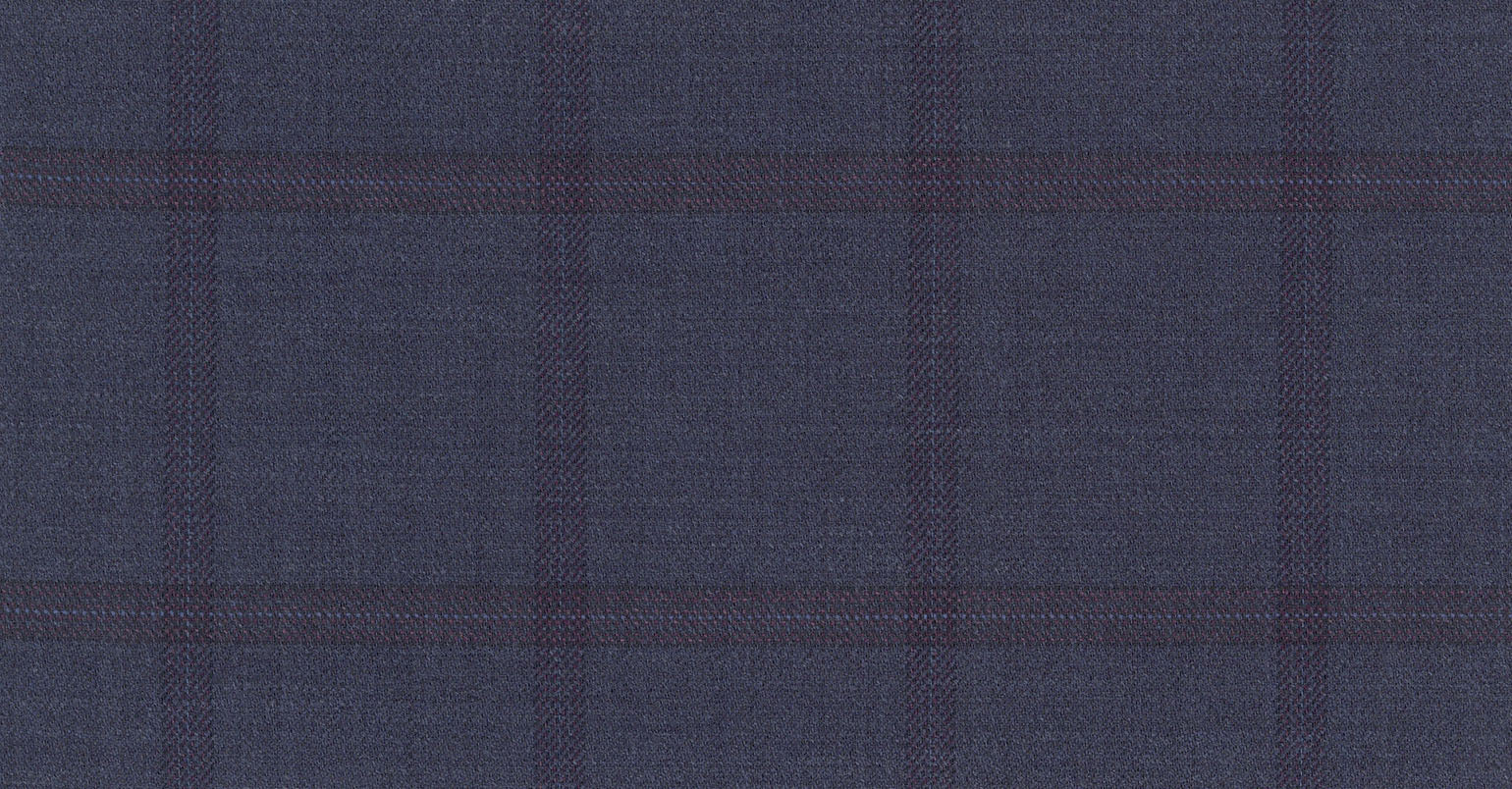 BLUE DARK CHECK CHAMPION SUITING
