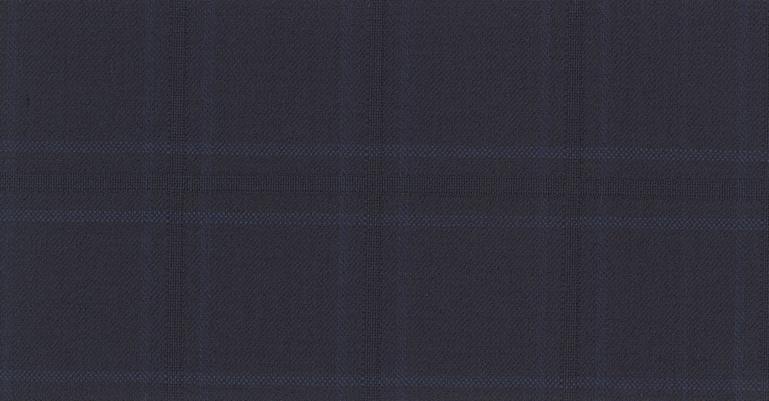 BLUE DARK CHECK CHAMPION SUITING