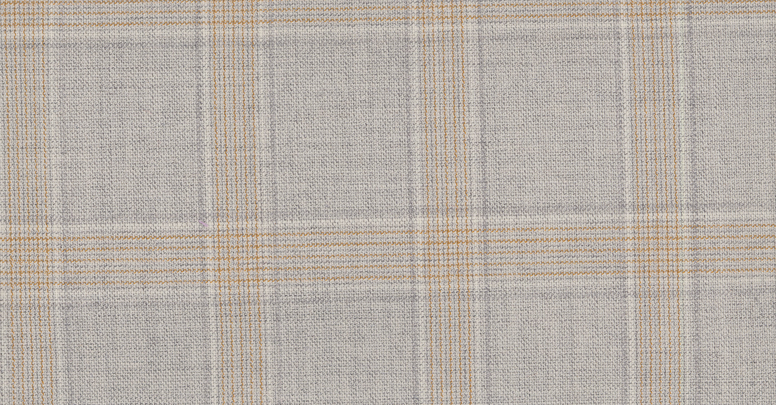 Stoffbibliothek: Grey light check crossover suiting-Stoff von SCABAL – Maßanfertigung in Berlin