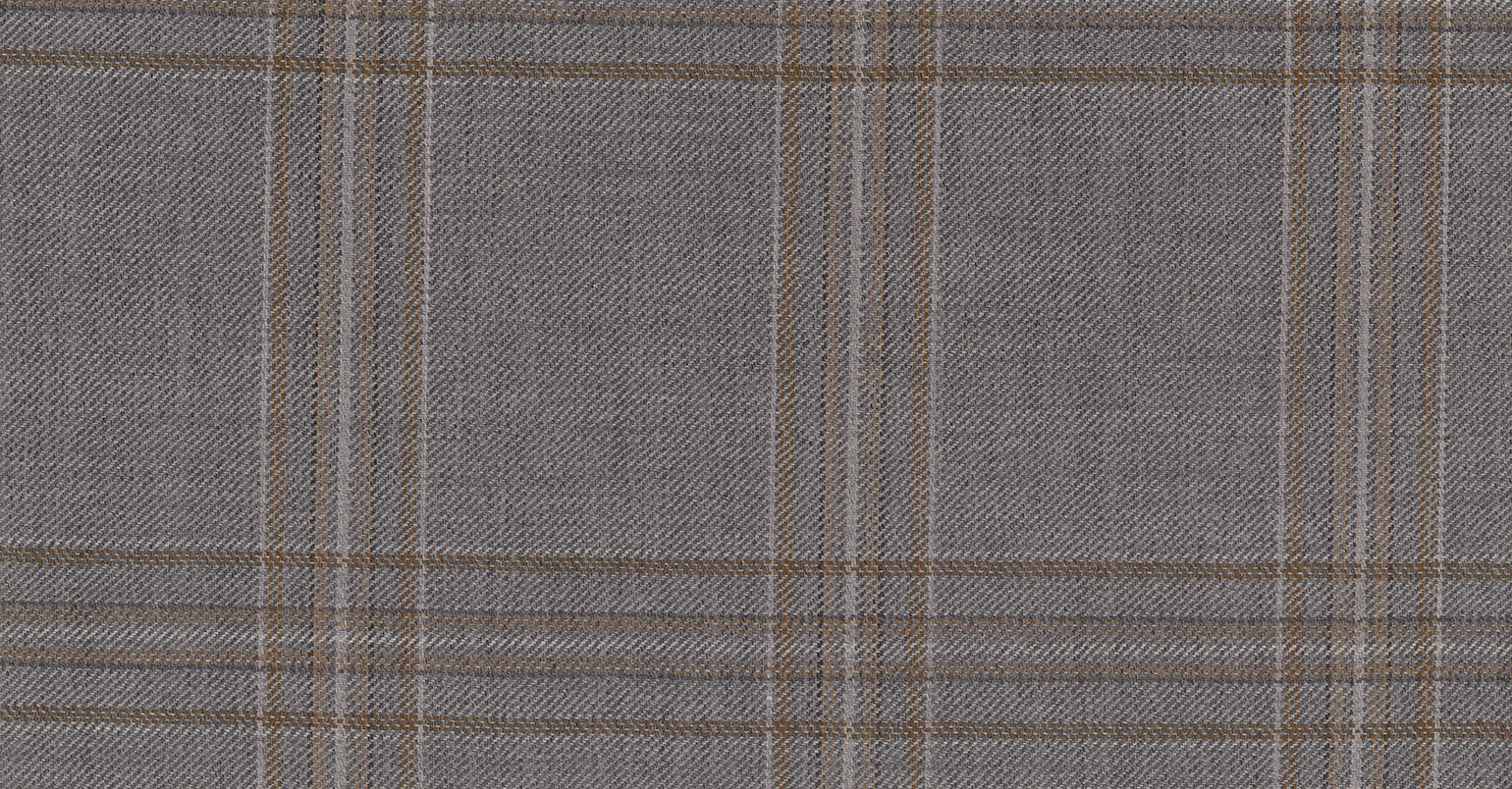 Stoffbibliothek: Grey light check londoner suiting-Stoff von SCABAL – Maßanfertigung in Berlin