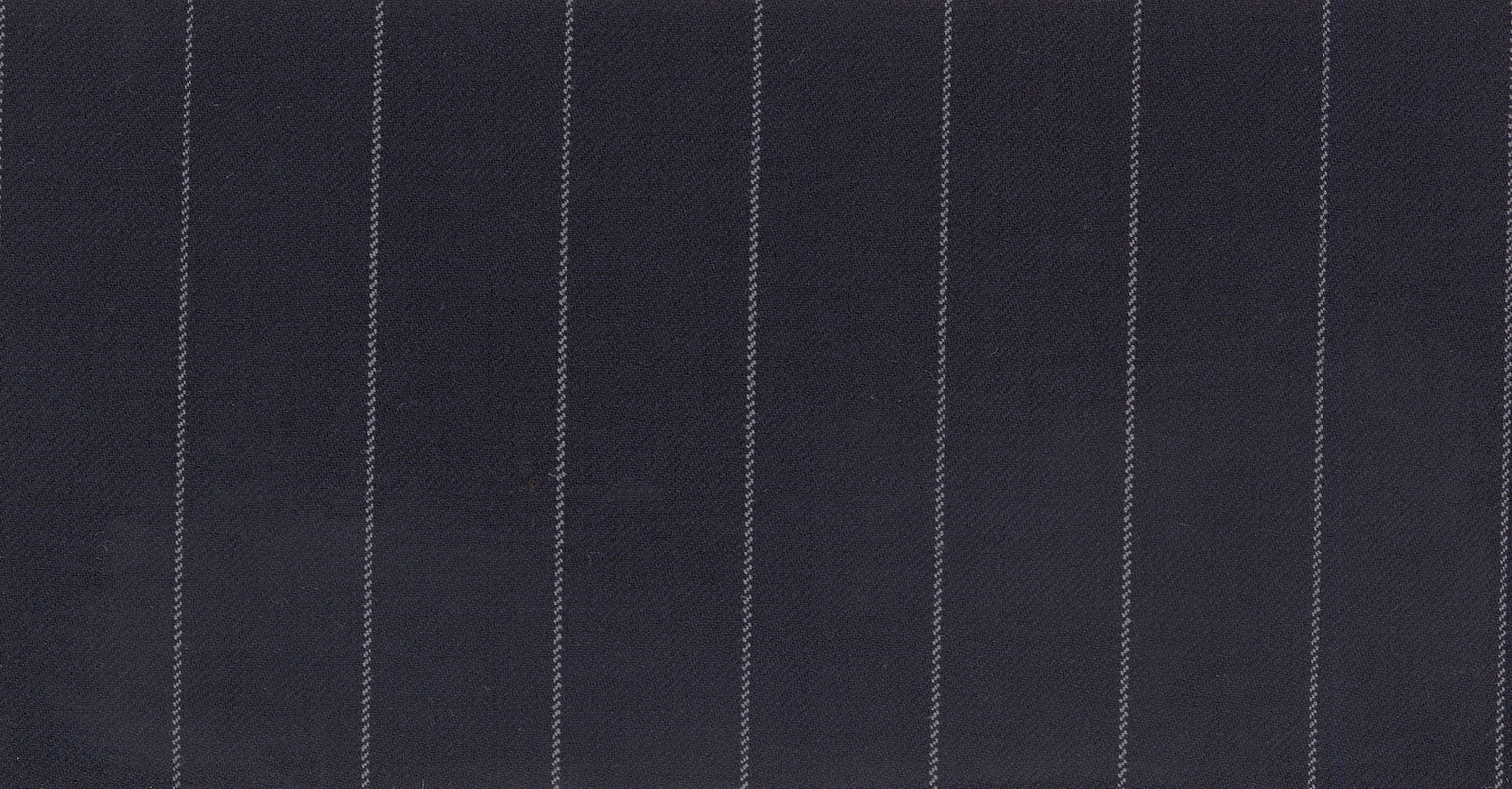 Stoffbibliothek: Blue dark stripe londoner suiting-Stoff von SCABAL – Maßanfertigung in Berlin