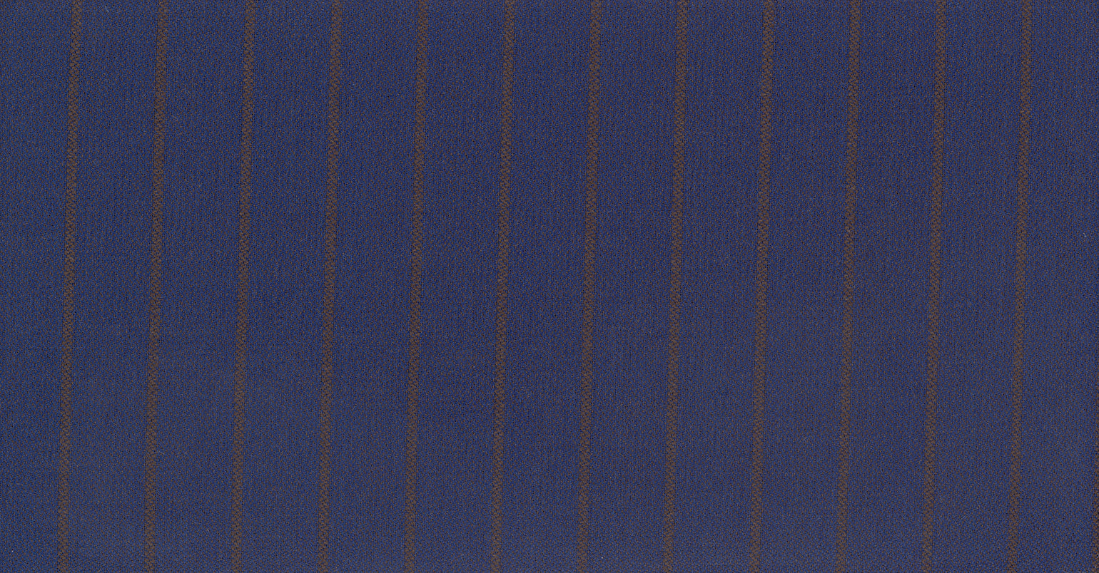 Stoffbibliothek: Mittelgrauer Blue medium stripe londoner suiting-Stoff von SCABAL – Maßanfertigung in Berlin