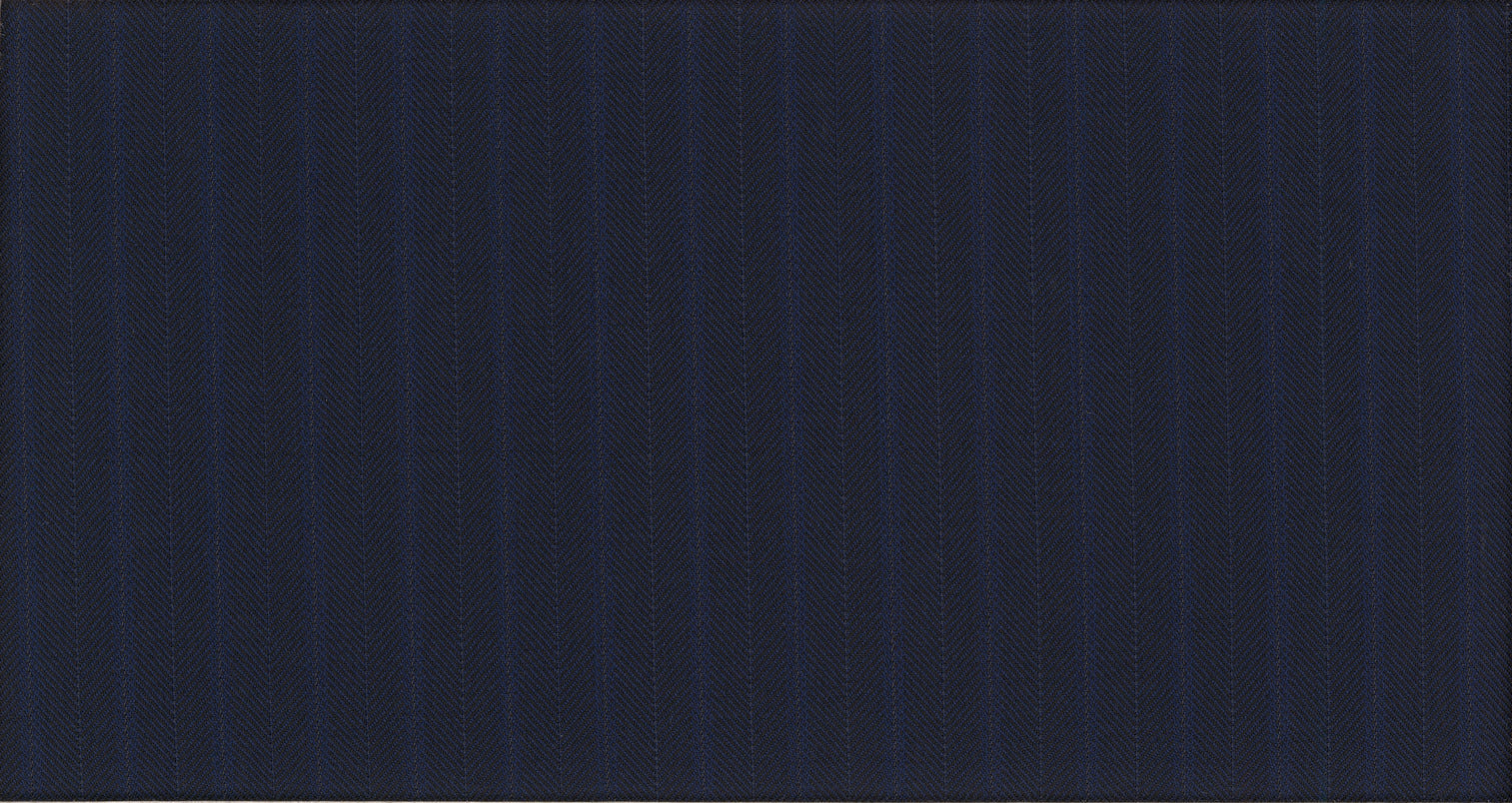 BLUE DARK STRIPE JET SET SUITING