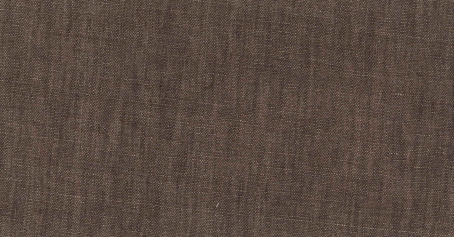 BROWN MEDIUM PLAIN PURE LINEN SUITING