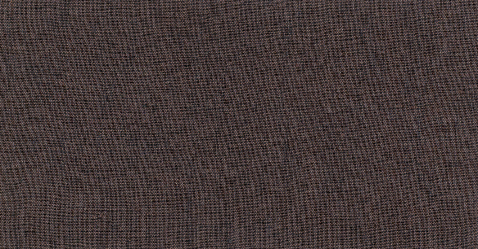 BROWN DARK PLAIN PURE LINEN SUITING