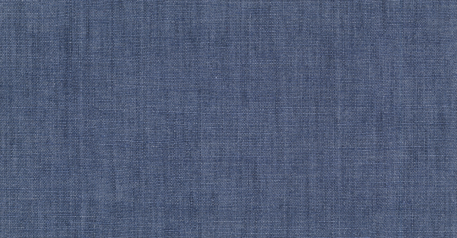 BLUE MEDIUM PLAIN PURE LINEN SUITING