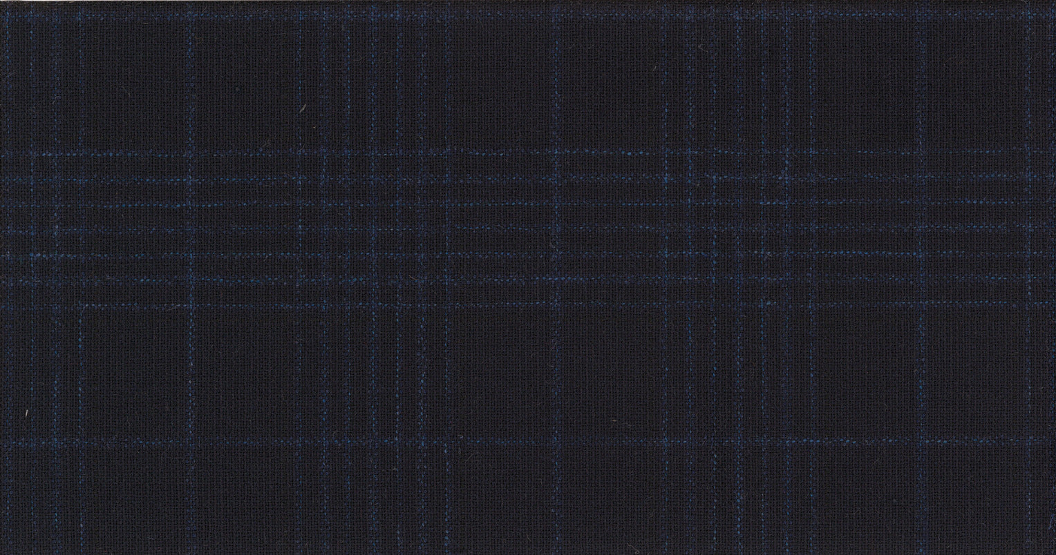 BLUE DARK CHECK RIVIERA TREND JACKETING