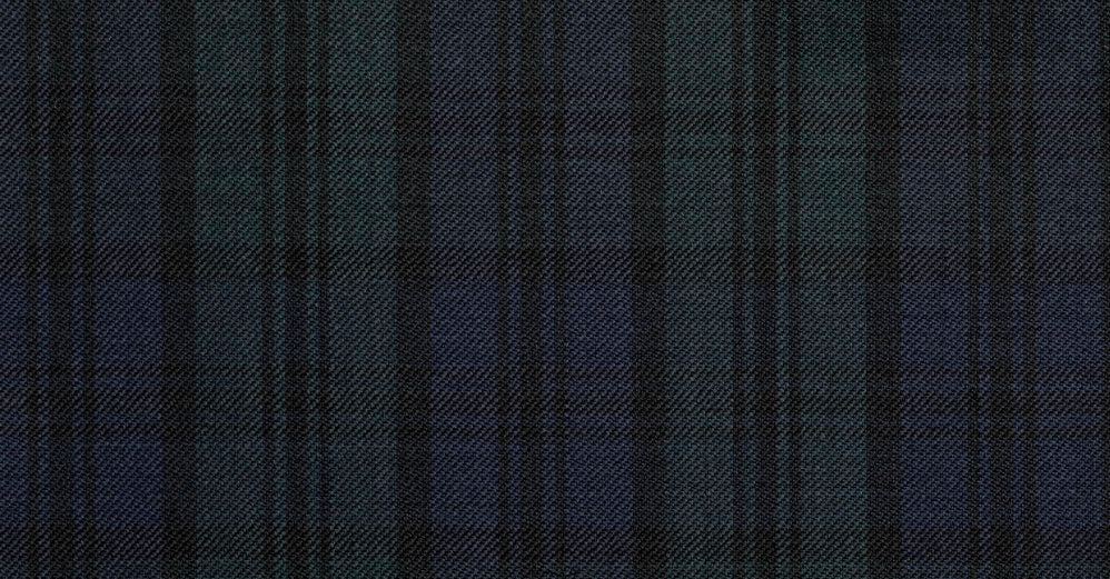 Stoffbibliothek: Blue dark check festival suiting-Stoff von SCABAL – Maßanfertigung in Berlin
