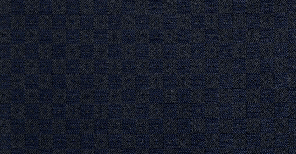 Stoffbibliothek: Blue dark motif festival suiting-Stoff von SCABAL – Maßanfertigung in Berlin