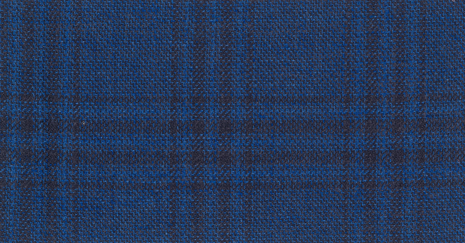 BLUE MEDIUM CHECK TAORMINA SUITING