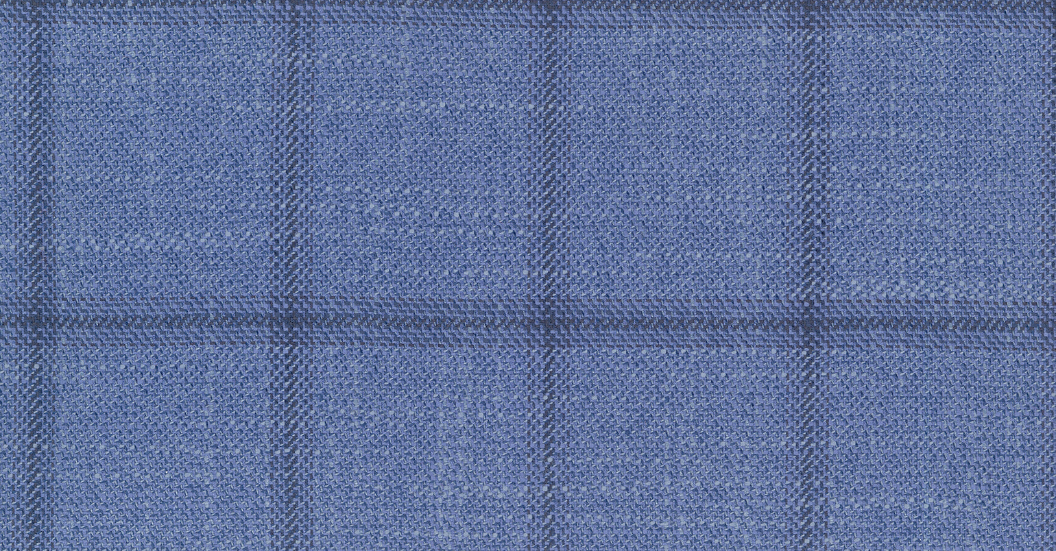BLUE LIGHT CHECK TAORMINA SUITING