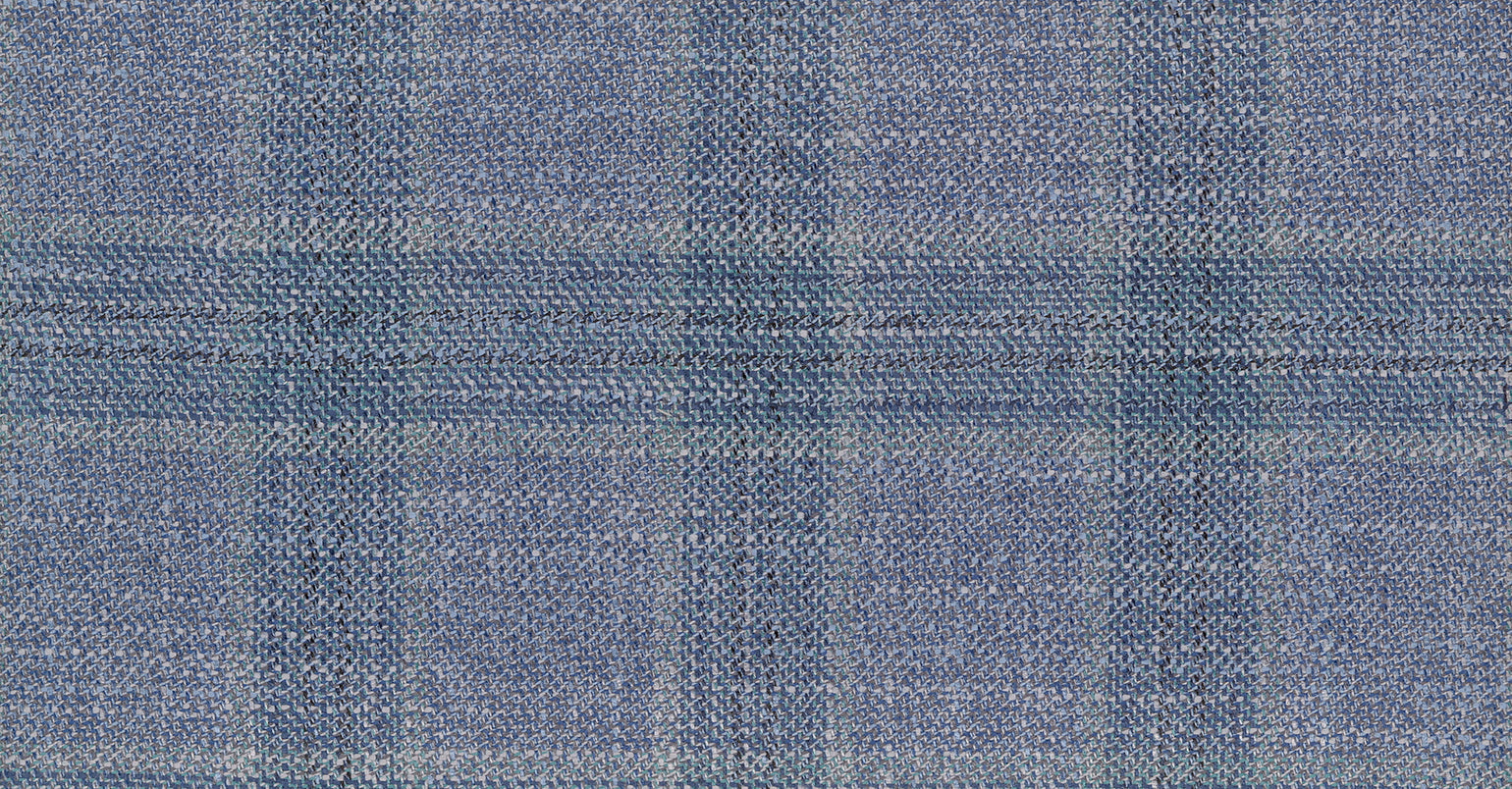 BLUE LIGHT CHECK TAORMINA SUITING