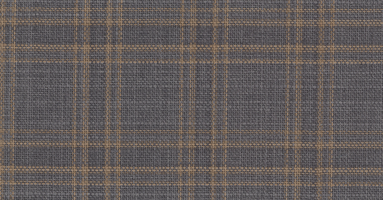 Stoffbibliothek: Mittelgrauer Grey medium check mosaic suiting-Stoff von SCABAL – Maßanfertigung in Berlin